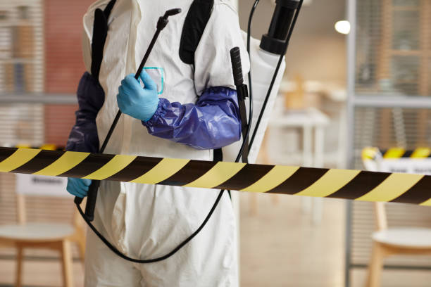 Professional Blood Cleanup technician working in Fountain City, IN